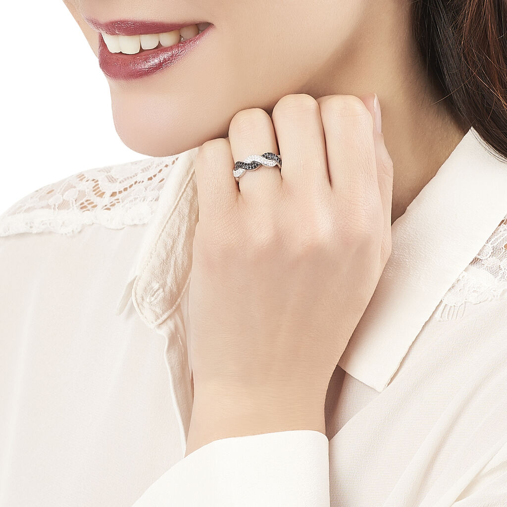 Bague Linoa Argent Oxyde De Zirconium - Bagues avec pierre Femme | Histoire d’Or