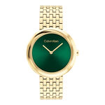 Montre Calvin Klein Twisted Bezel Vert - Montres Femme | Histoire d&rsquo;Or