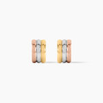 Cr&eacute;oles Igora Or Tricolore - Boucles d'oreilles cr&eacute;oles Femme | Histoire d&rsquo;Or