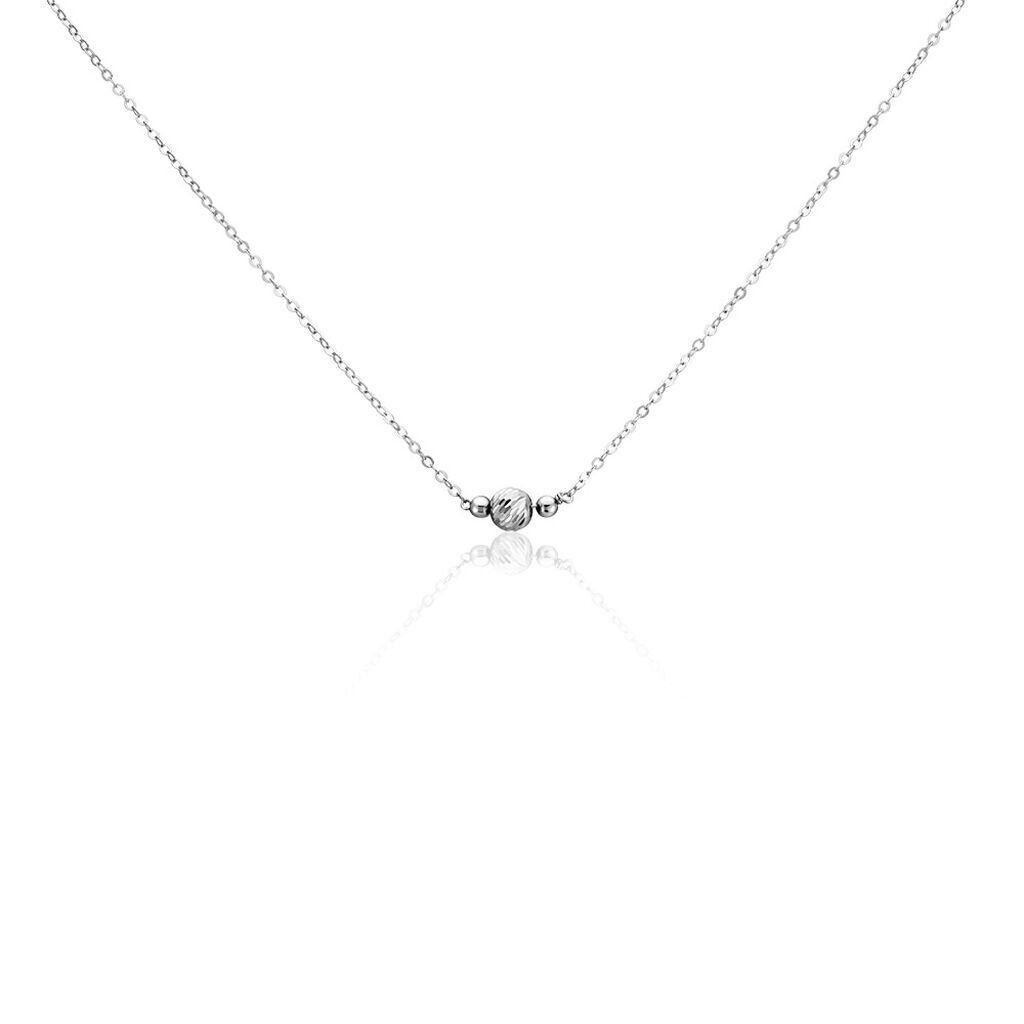 Collier Tolly Argent Blanc - Colliers fantaisie Femme | Histoire d’Or