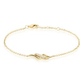 Bracelet Ishaae Plaque Or Jaune Oxyde De Zirconium - Bracelets fantaisie Femme | Histoire d’Or
