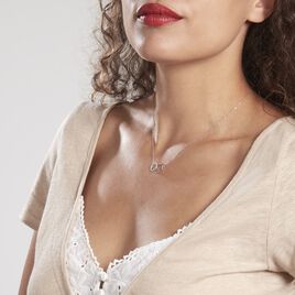 Collier Or Blanc Nesrine Oxydes - Bijoux Femme | Histoire d’Or