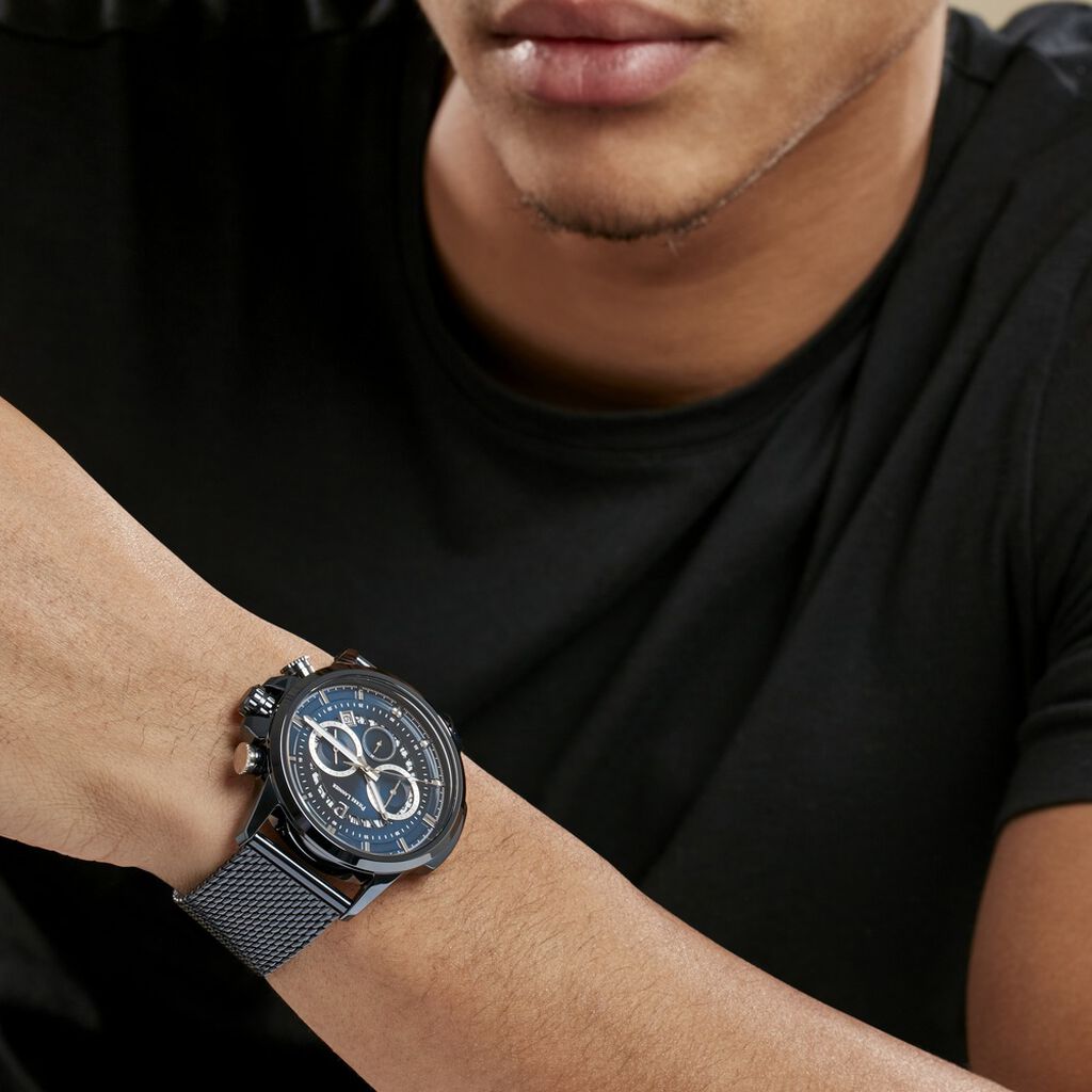 Montre Pierre Lannier Sentinelle Bleu - Montres Homme | Histoire d’Or