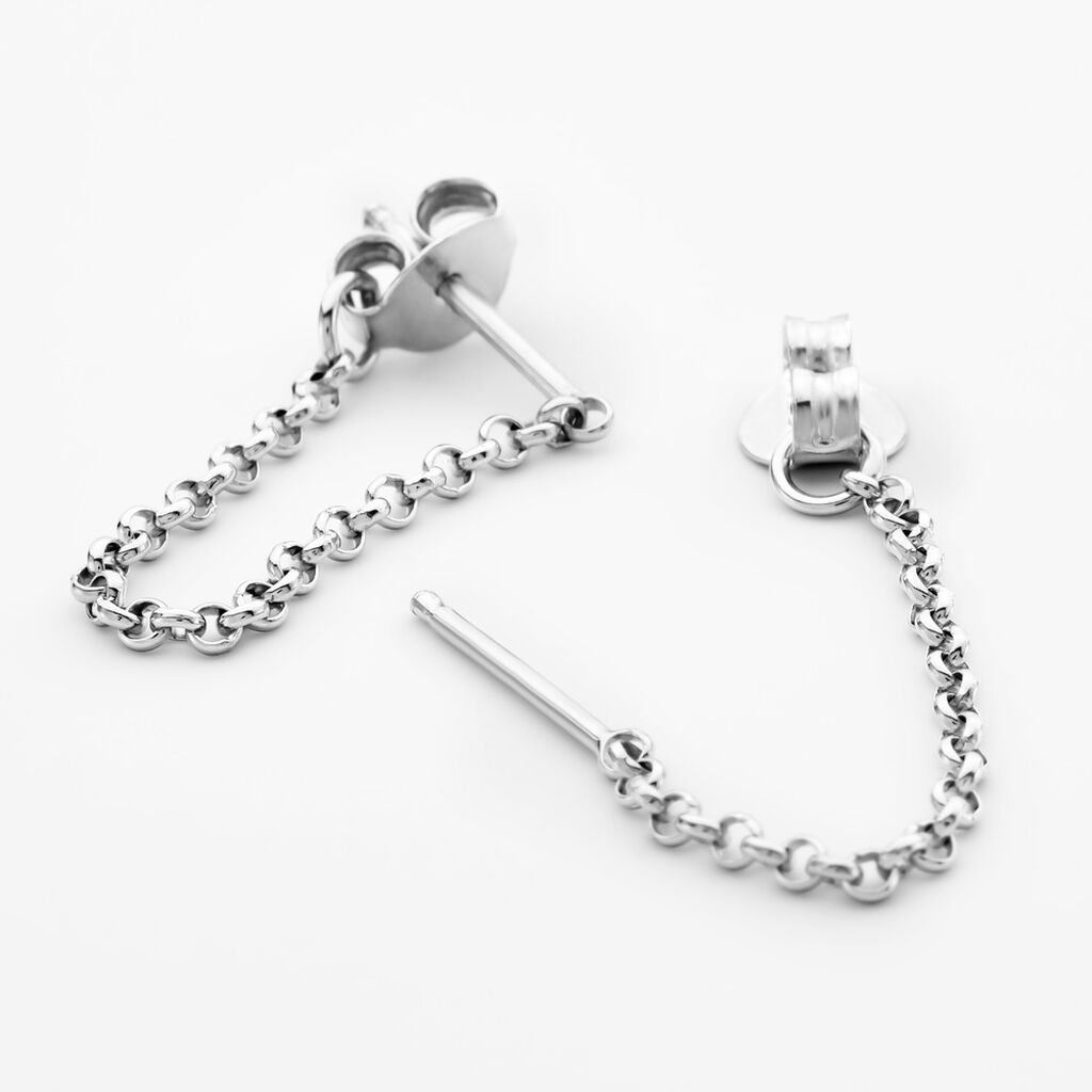 Boucles D'oreilles Pendantes Argent Leent - Boucles d'oreilles fantaisie Femme | Histoire d’Or