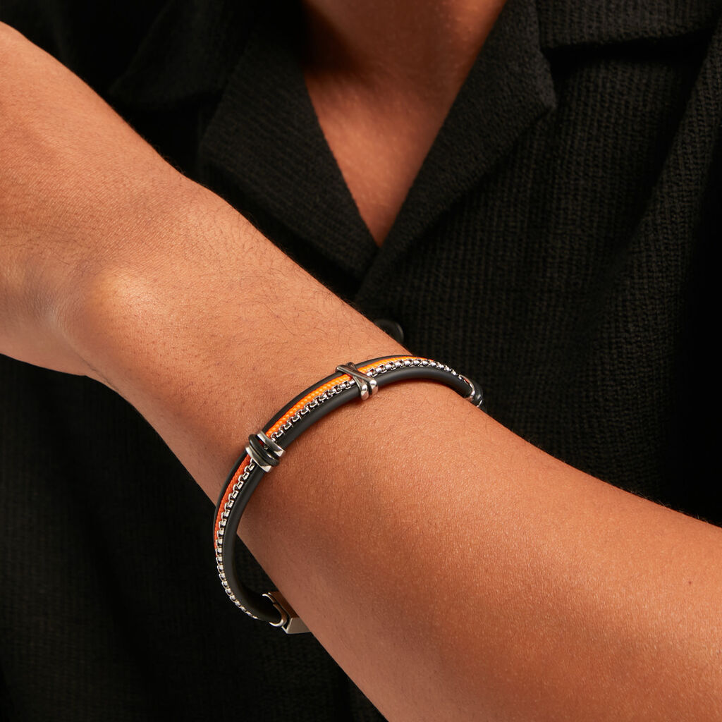 Bracelet Jourdan Leon Caoutchouc Multicolore - Bracelets Homme | Histoire d’Or