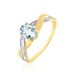 Bague Candice Or Jaune Aigue Marine - Bagues solitaires Femme | Histoire d’Or