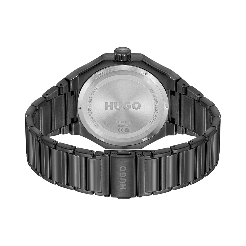 Montre Hugo Grail Skeleton Noir - Montres Homme | Histoire d’Or