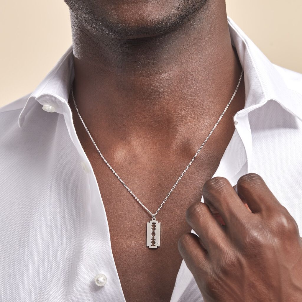 Collier Argent Ulrich - Colliers Homme | Histoire d’Or