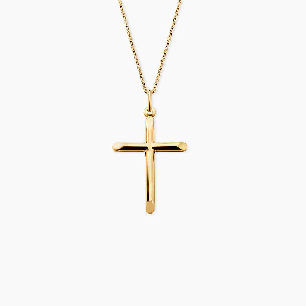 Pendentif Corantin Argent Dor&eacute; A L'Or 750/1000 - Pendentifs Communion Femme | Histoire d&rsquo;Or