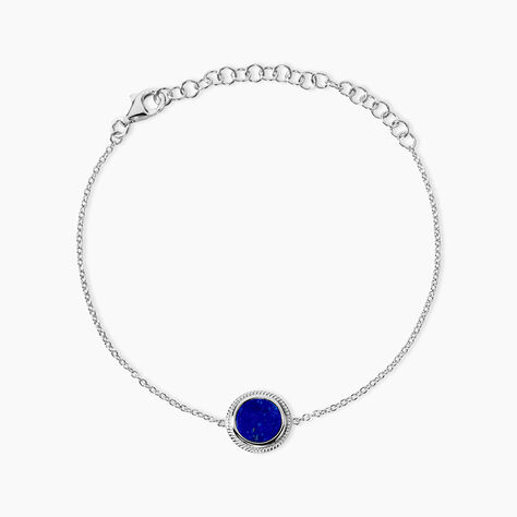 Bracelet Argent Zea Lapis Lazulis - Bracelets Femme | Histoire d&rsquo;Or