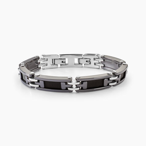 Bracelet Acier Blanc - Bracelets Homme | Histoire d’Or