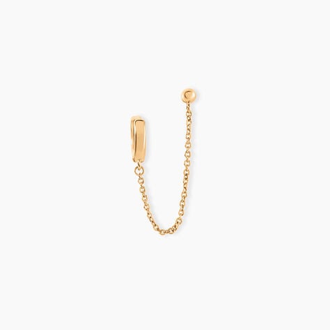 Bijoux D'oreilles Lewis Plaqué Or - Boucles d'oreilles créoles Femme | Histoire d’Or