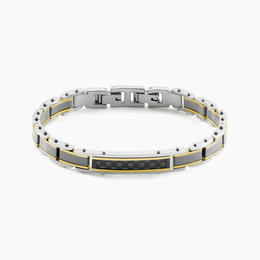 Bracelet Nuku Acier Blanc - Bracelets Homme | Histoire d&rsquo;Or