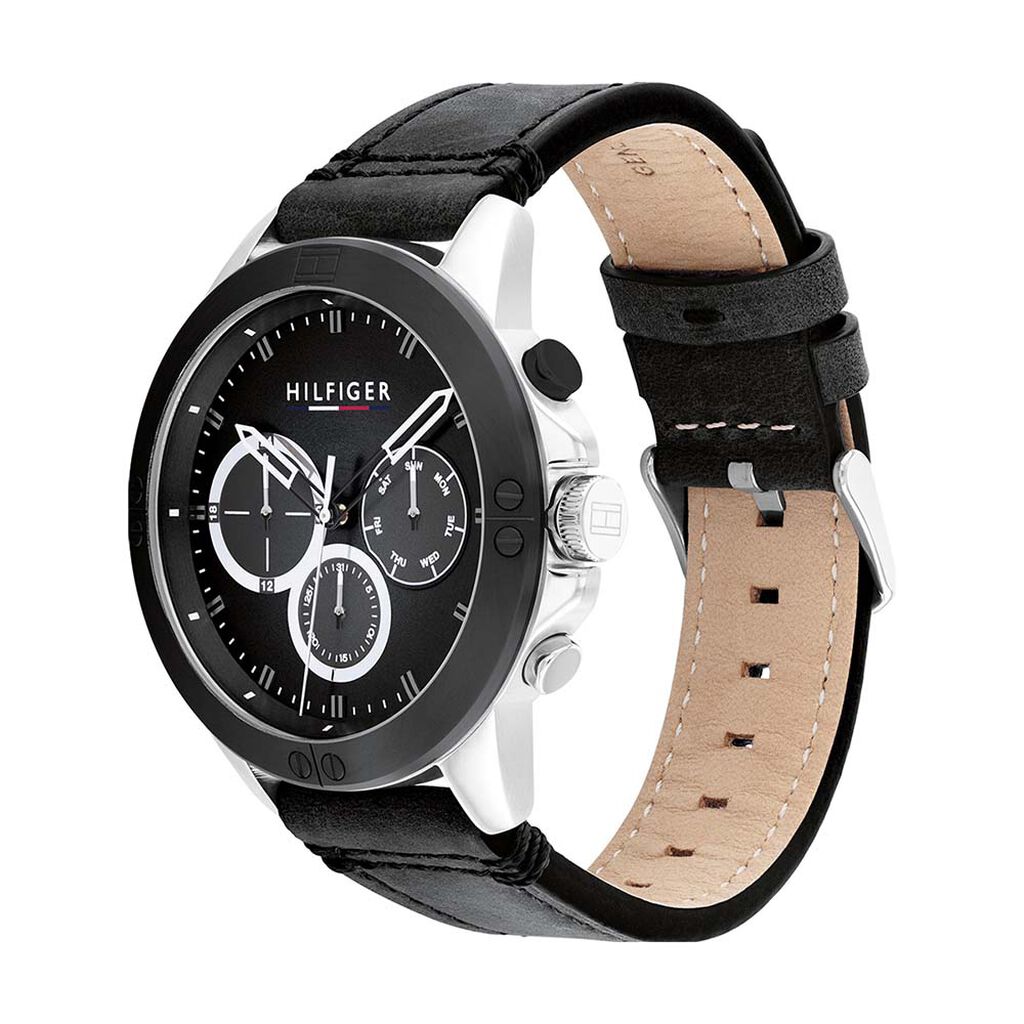 Montre Tommy Hilfiger Harley Noir - Montres Homme | Histoire d’Or