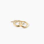 Cr&eacute;oles Verania Argent Dor&eacute; A L'Or 750/1000 - Boucles d'oreilles cr&eacute;oles Femme | Histoire d&rsquo;Or