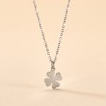 Collier Polka Argent Blanc - Ras de cou Femme | Histoire d&rsquo;Or