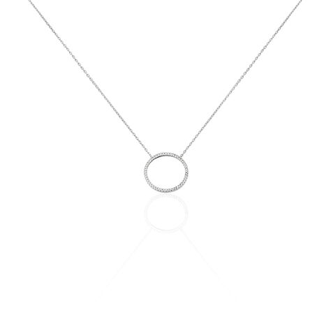 Collier Amene Or Blanc Diamant - Colliers Femme | Histoire d&rsquo;Or