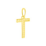 Pendentif Lettre T Or Jaune Oxyde - Pendentifs Famille | Histoire d&rsquo;Or