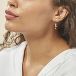 Boucles D'oreilles Pendantes Ainhoa Or Tricolore Diamant - Boucles d'oreilles pendantes Femme | Histoire d&rsquo;Or