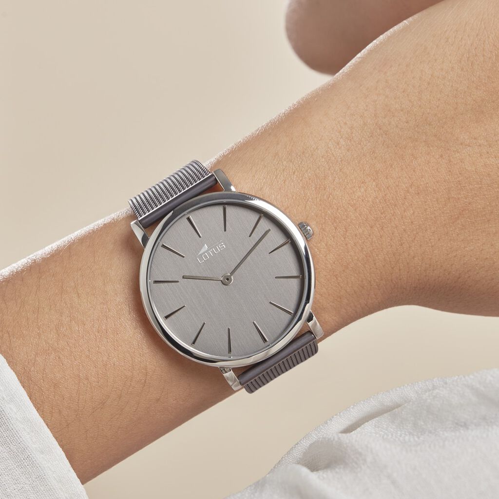 Montre Lotus Minimalist Noir - Montres Famille | Histoire d’Or