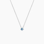 Collier Solitaire Argent Blanc Rio Santa Teresa Oxyde De Zirconium - Colliers fantaisie Femme | Histoire d&rsquo;Or