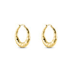 Cr&eacute;oles Acier Dor&eacute; Ibbie - Boucles d'oreilles cr&eacute;oles Femme | Histoire d&rsquo;Or