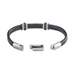 Bracelet Acier Blanc Ludovic Oxyde De Zirconium - Bracelets Homme | Histoire d&rsquo;Or