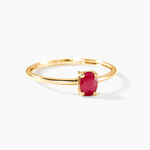 Bague Lily Or Jaune Rubis -  Femme | Histoire d&rsquo;Or