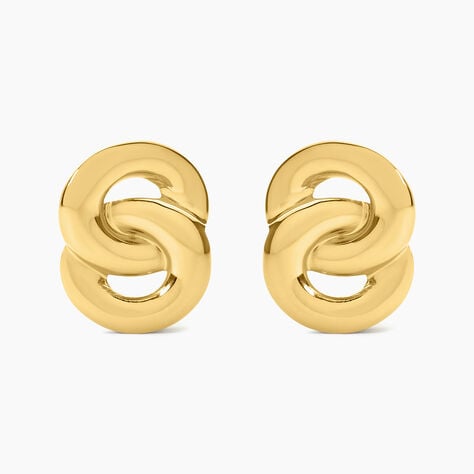 Bijoux D'Oreilles Nancie Acier Dor&eacute; - Boucles d'oreilles fantaisie Femme | Histoire d&rsquo;Or