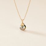 Pendentif Cerclee Or Jaune Perle De Culture De Tahiti - Pendentifs Femme | Histoire d&rsquo;Or