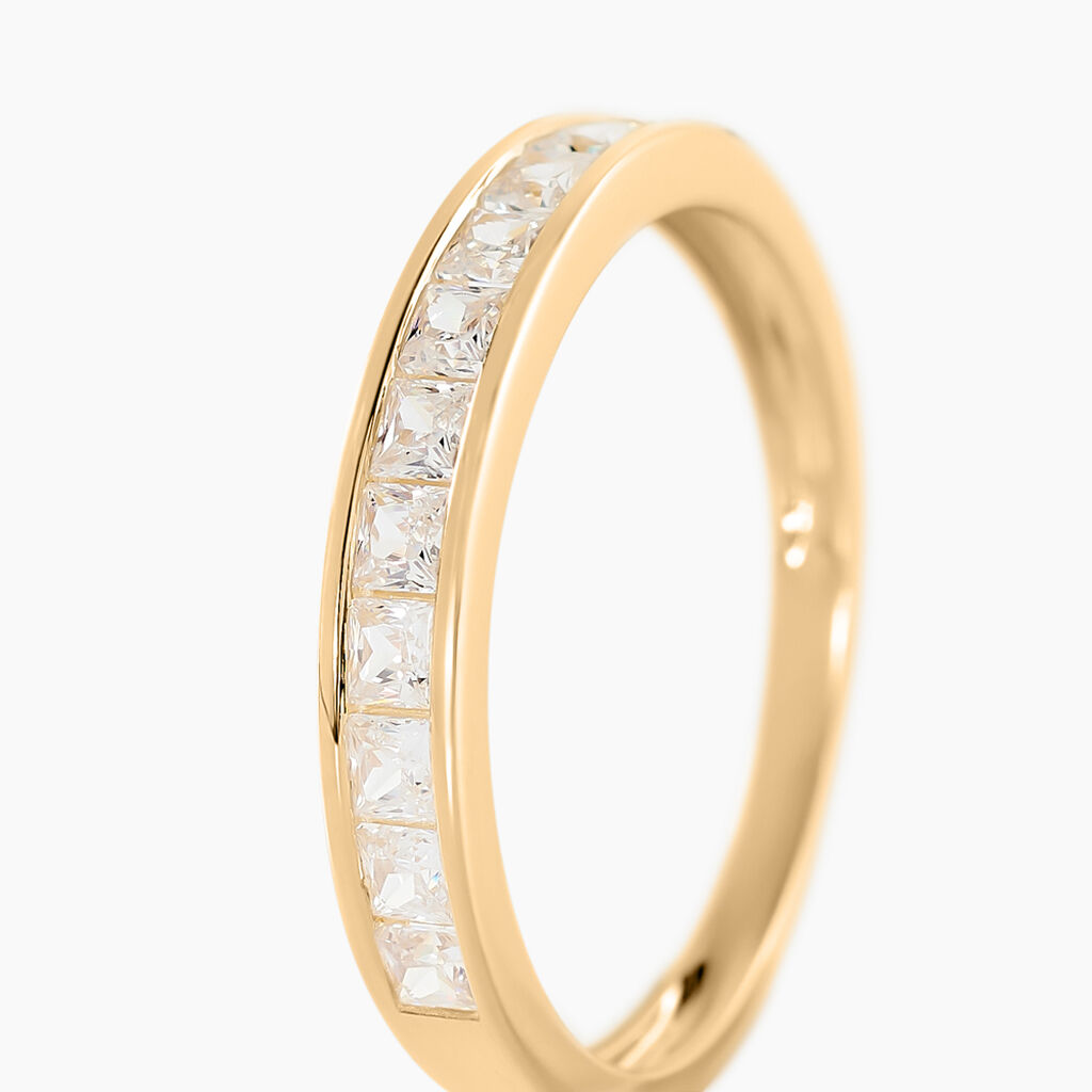 Bague Hyacintha Or Jaune Oxyde De Zirconium - Bagues avec pierre Femme | Histoire d’Or
