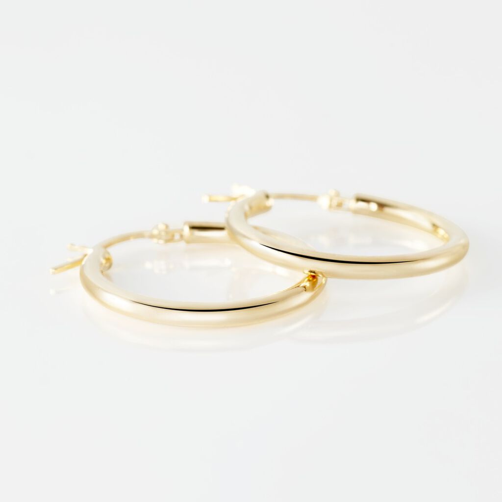 Créoles Verania Or Jaune - Boucles d'oreilles créoles Femme | Histoire d’Or
