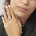 Bague Solitaire Hamane Argent Blanc Oxyde De Zirconium - Bagues solitaires Femme | Histoire d’Or