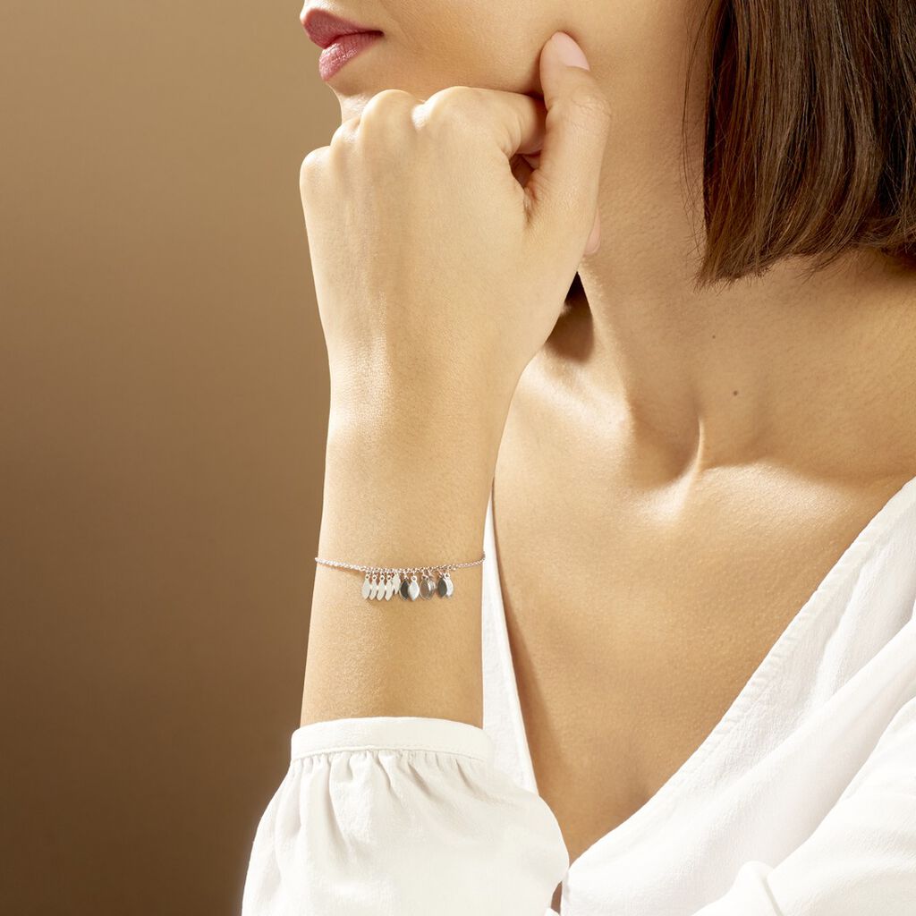 Bracelet Polyna Argent Blanc - Bracelets Femme | Histoire d’Or