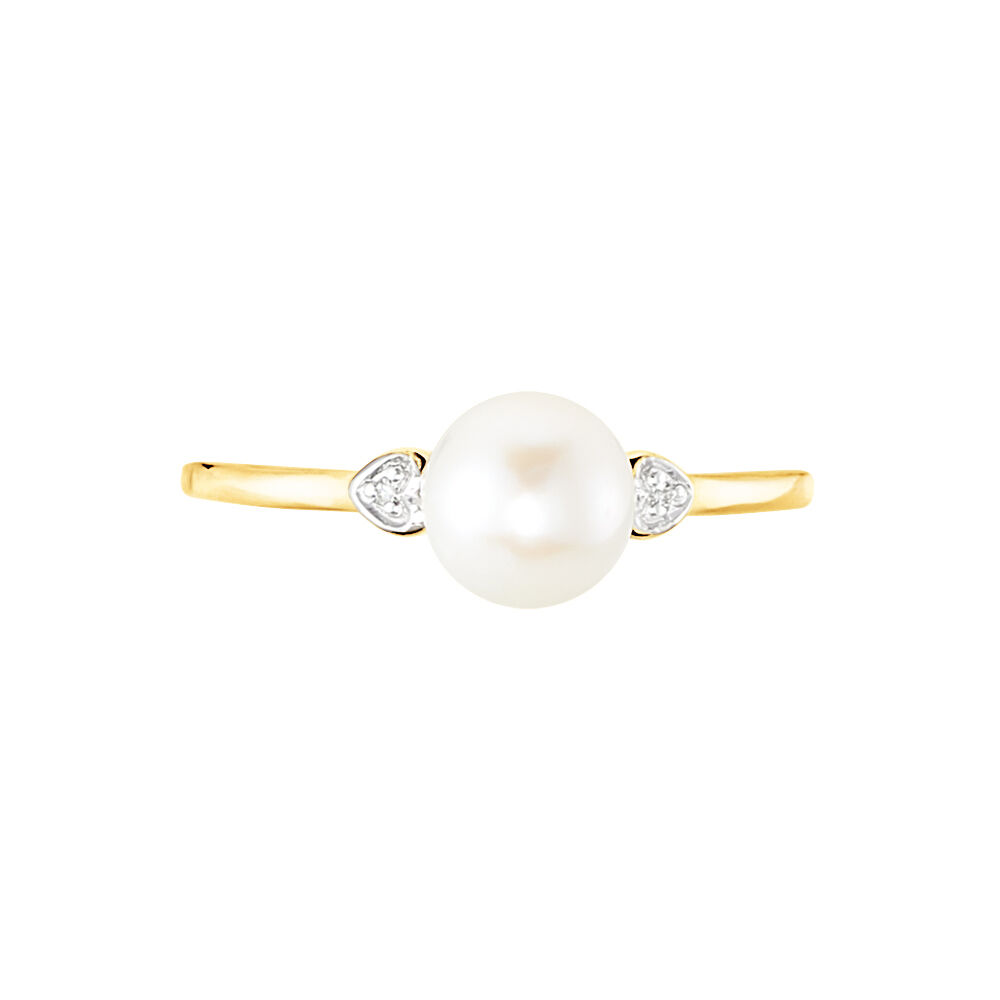 Bague femme perle de culture clearance