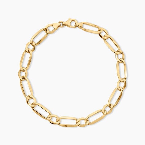Bracelet Ophelio Argent Dor&eacute; A L'Or 750/1000 - Bijoux sans pierre Femme | Histoire d&rsquo;Or