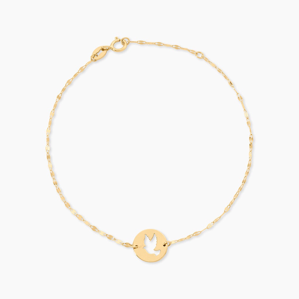 Bracelet Columban Or Jaune - Bracelets Communion Famille | Histoire d&rsquo;Or