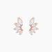 Boucles D'oreilles Puces Duchesse Argent Rose Oxyde De Zirconium - Boucles d'oreilles fantaisie Femme | Histoire d’Or