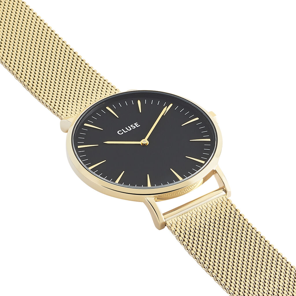 Montre Cluse Boho Chic Noir - Montres Femme | Histoire d&rsquo;Or