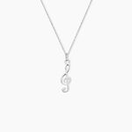 Pendentif Pio Argent Blanc - Pendentifs Famille | Histoire d&rsquo;Or