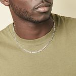 Collier Vivian Argent Blanc - Chaines Homme | Histoire d&rsquo;Or
