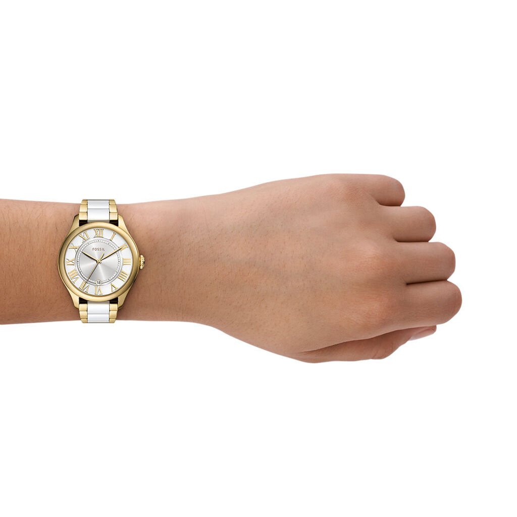 Montre Fossil Gilmore Blanc - Montres Femme | Histoire d’Or