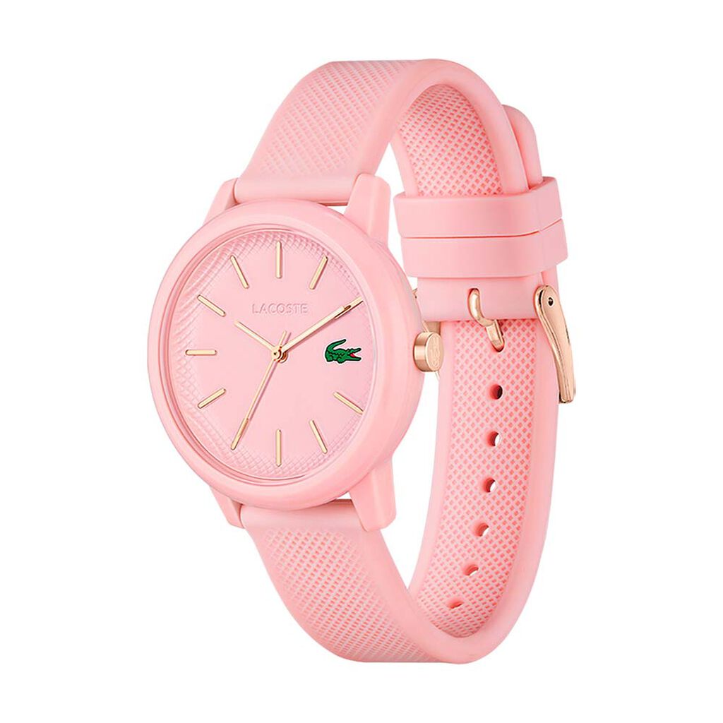 Montre Lacoste 12.12 Rose - Id&eacute;es cadeaux Femme | Histoire d&rsquo;Or