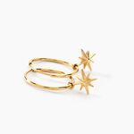 Cr&eacute;oles Rorie Or Jaune - Boucles d'oreilles cr&eacute;oles Famille | Histoire d&rsquo;Or