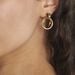 Boucles D'oreilles Pendantes Allobrox Acier Dore - Boucles d'oreilles fantaisie Femme | Histoire d’Or