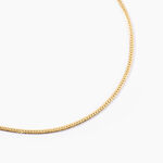 Collier Izel Maille Anglaise Or Jaune - Bijoux sans pierre Femme | Histoire d&rsquo;Or