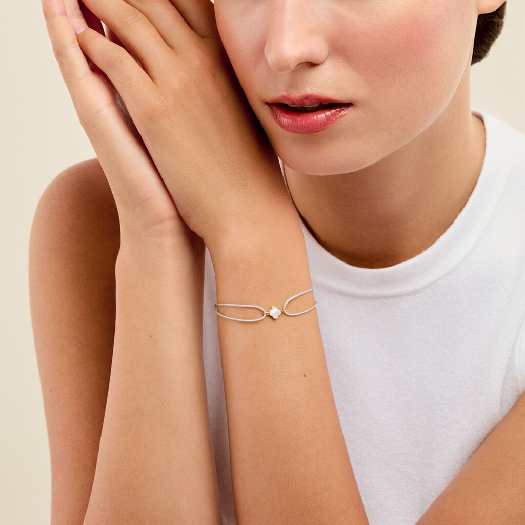 Bracelet Lucky Gems Or Jaune Nacre - Bracelets Coulissants Femme | Histoire d&rsquo;Or