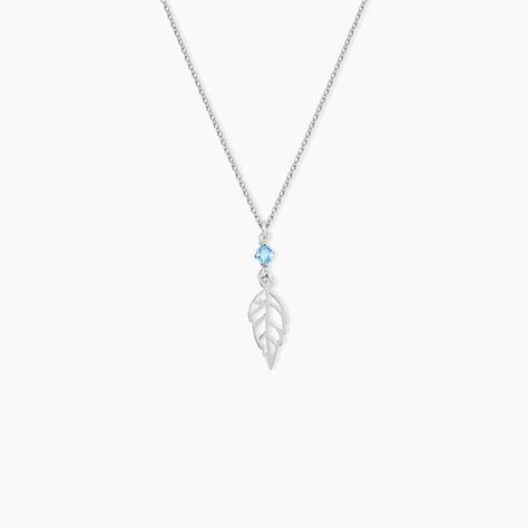 Collier Angelika Argent Blanc Pierre De Synthese - Colliers fantaisie Femme | Histoire d’Or
