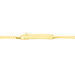 Bracelet Identité Etheline Maille Gourmette Or Jaune - Bracelets Communion Enfant | Histoire d’Or