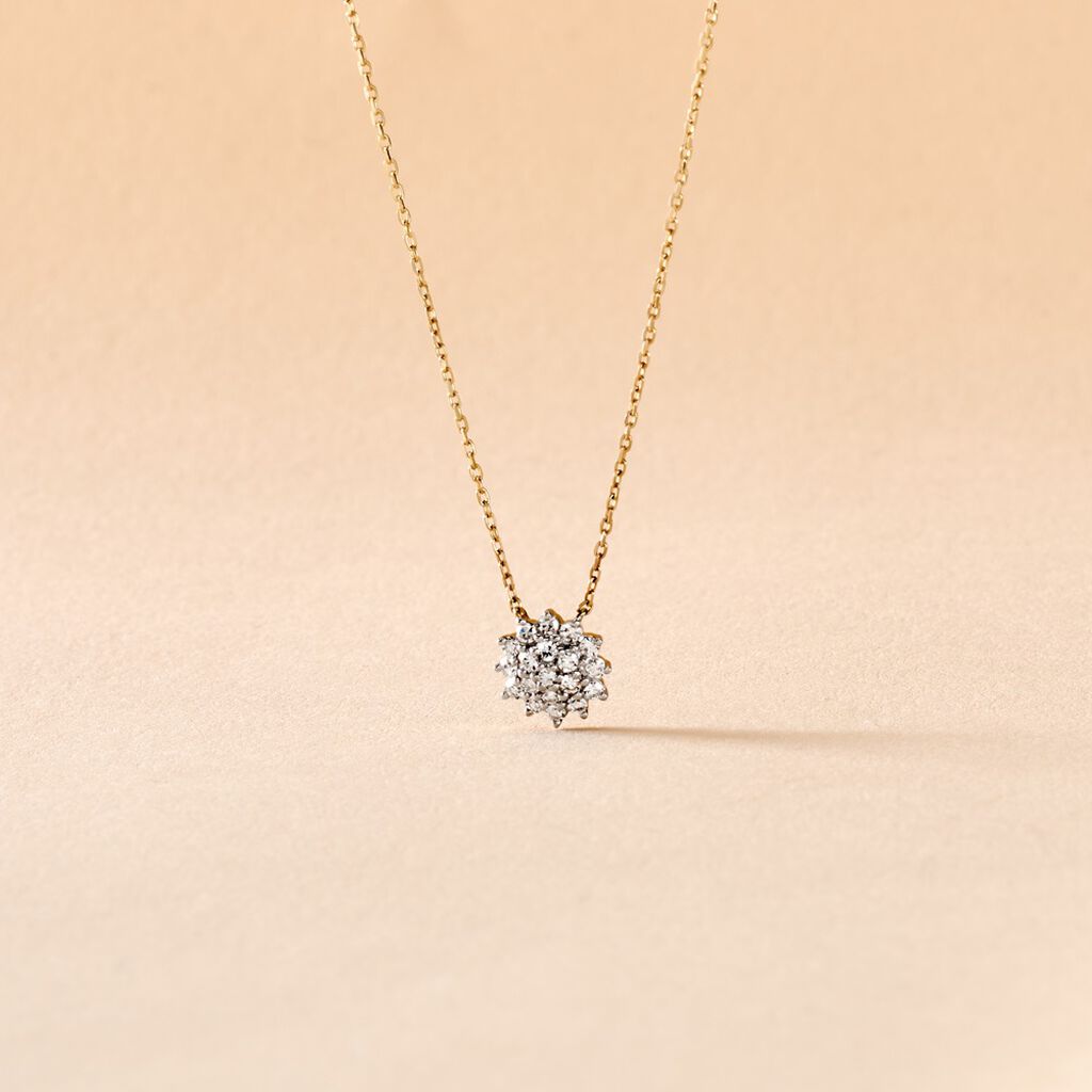 Collier Caliopee Or Jaune Diamant - Colliers Femme | Histoire d’Or